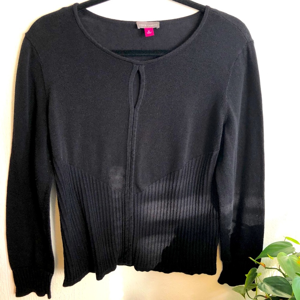 Vince Camuto black key whole women’s top, XL